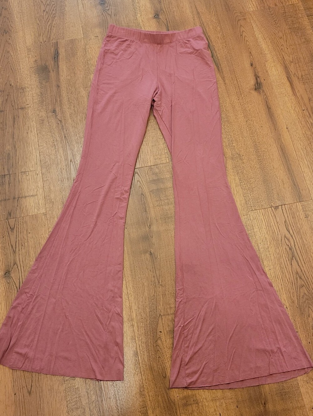 Three Bird Nest Black High-Waist Flare Pants